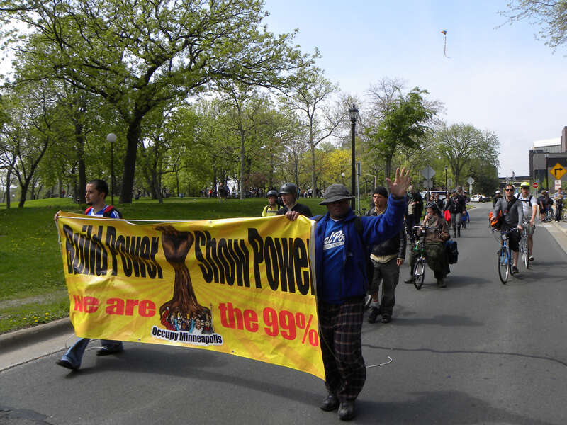 Minneapolis, Minnesota
May 1, 2012
The local Occupy movement (Occupy Minnesota, Occupy Minneapolis, Occupy St. Paul) met in Loring Park and marched to Lake Street to join the May Day march.

2012-05-01 This is licensed under a &amp;lt;a