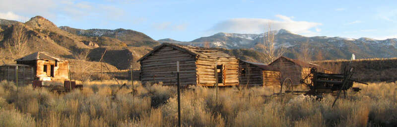 Old Cabins at Mystic Hot Springs