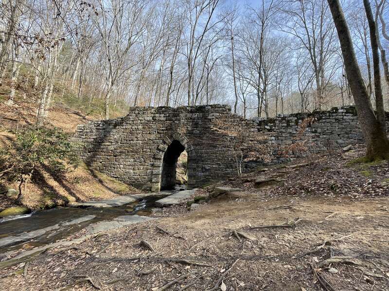 Poinsett Bridge from afar Jan 2022.