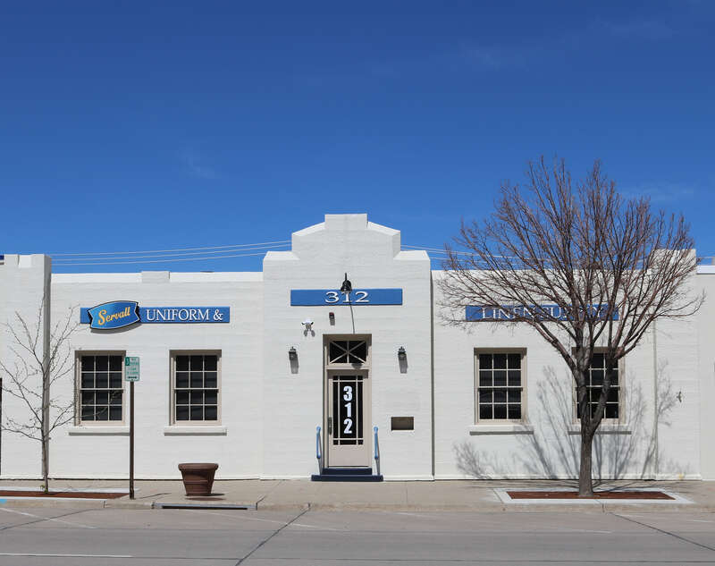 The Rapid City Laundry building, located at 312 Main Street in Rapid City, South Dakota. The property is listed on the National Register of Historic Places.