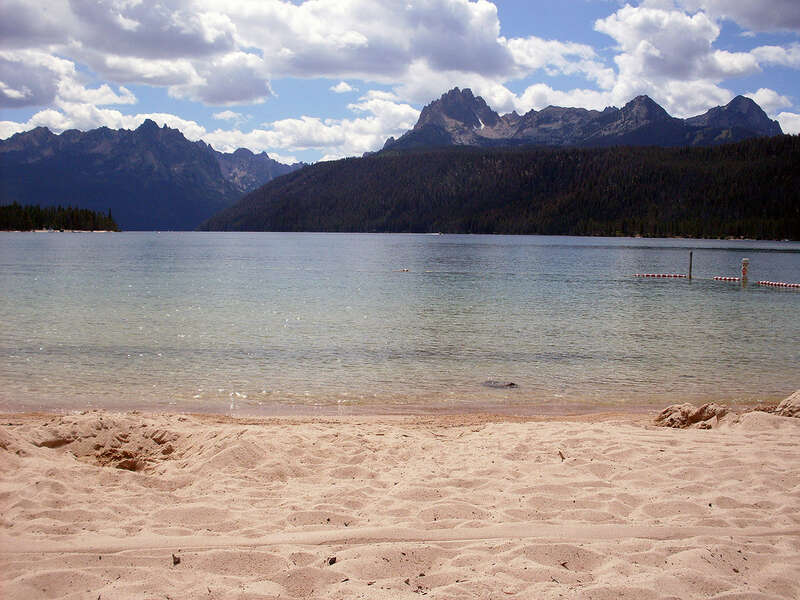 Redfish Lake and the Sawtooth Mountains in the Sawtooth National Recreation Area, Idaho