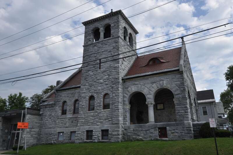 The Rutland Jewish Community Center, formerly the H. H. Baxter Memorial Library, Rutland, Vermont.