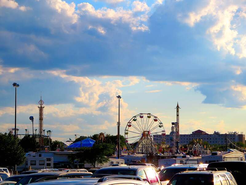 Spin City from the Parking Lot