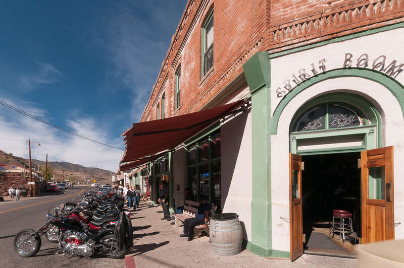 A popular bar in Jerome, Arizona.