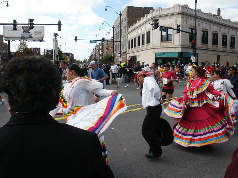 We saranade them with Mariachi and dancing