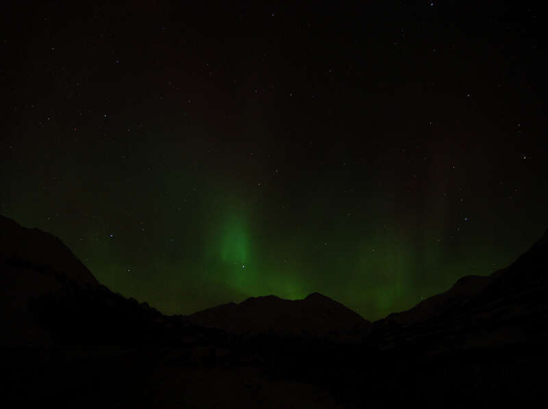 Aurora in Anchorage, Alaska