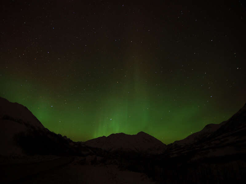 Aurora in Anchorage, Alaska