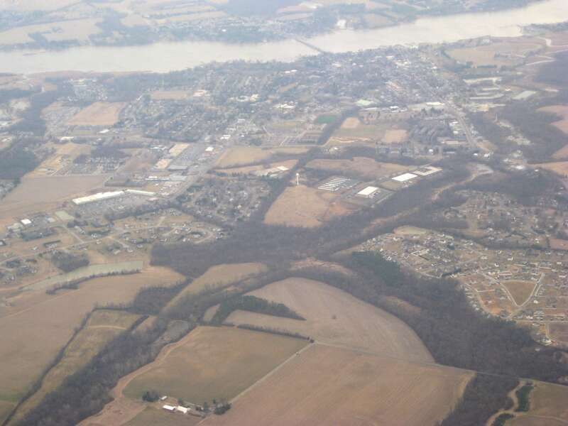 Aerial photos from flight: Baltimore to Philadelphia