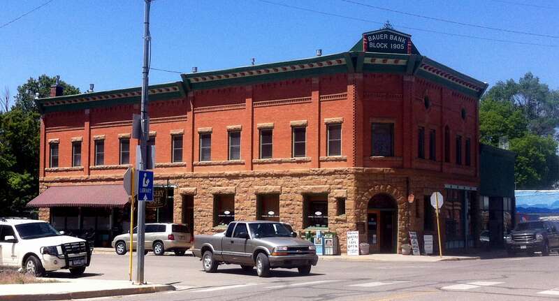 The historic Bauer Bank Block (built 1905), located at 107 W. Grand Avenue in Mancos, Colorado, United States, is listed on the US National Register of Historic Places (NRHP).





This is an image of a place or building that is listed on the