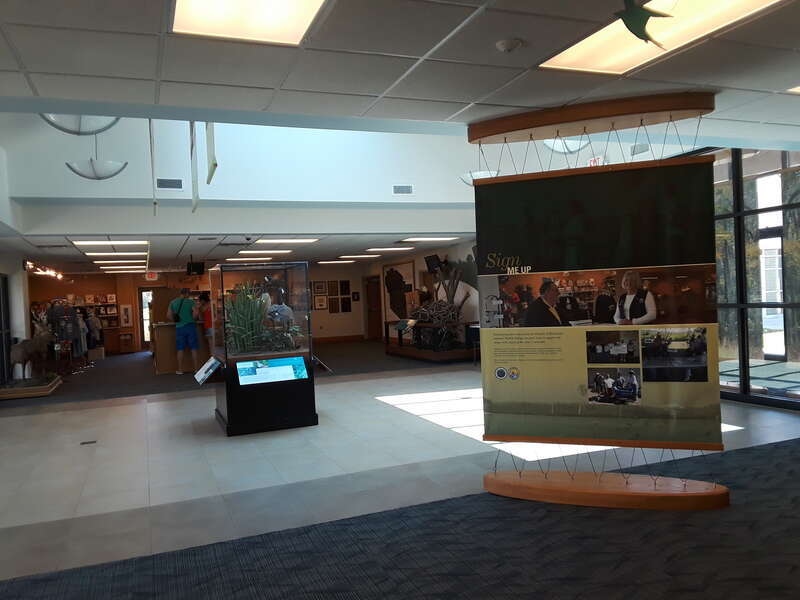 Blackwater NWR visitors center and grounds.