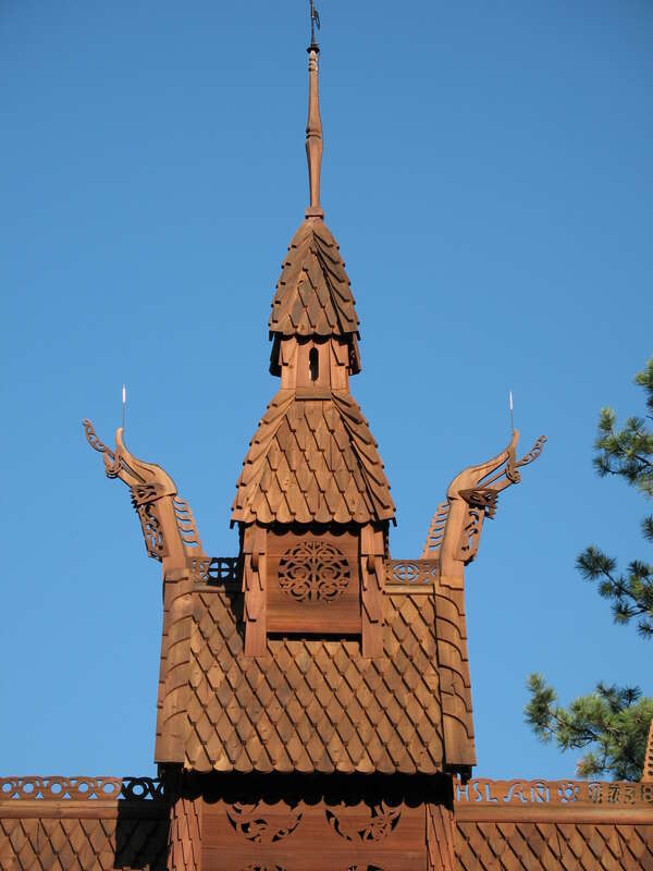 Very top of the Chapel In The Hills — in Rapid City, South Dakota.