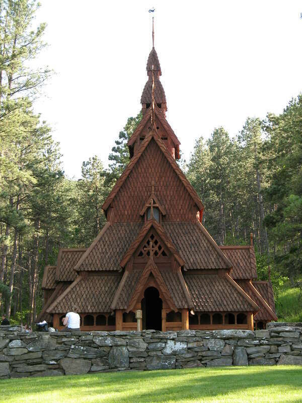 The front of the Chapel In The Hills in Rapid City, SD.