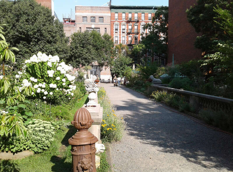 Elizabeth St. community sculpture garden NYC 10