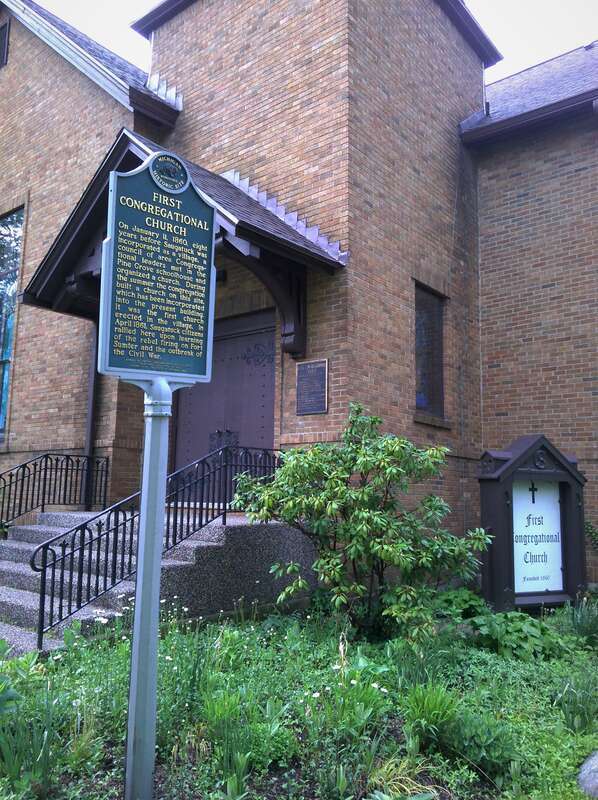 First Congregational Church Historical Marker