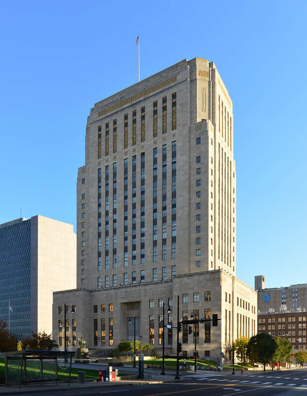 Jackson County 16th Circuit courthouse in Kansas City, Missouri