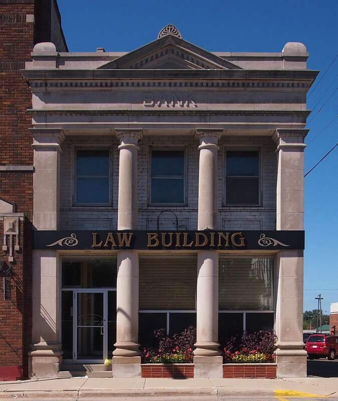 Pope County State Bank building (now the law offices of Nelson, Kuhn &amp;amp; Nordmeyer), 14 S. Franklin Ave, Glenwood, Minnesota, USA.  Viewed from the east.  





This is an image of a place or building that is listed on the National Register of