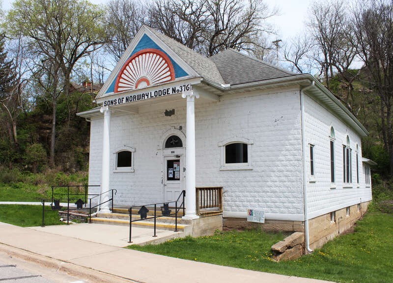 Sons of Norway Lodge #376 in Lanesboro, Minnesota.