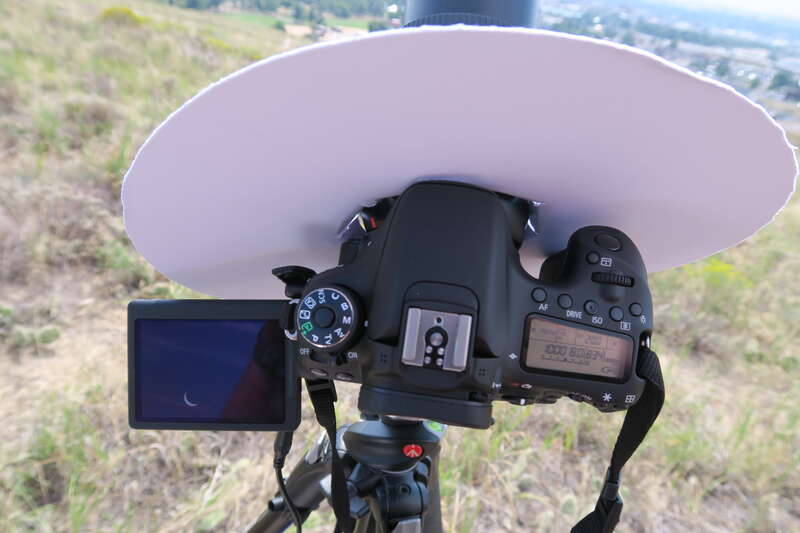 70D - partial phase underway