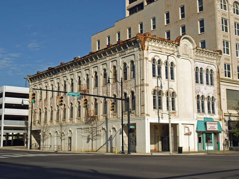 80 North Commerce Street, part of the Lower Commerce Street Historic District in Montgomery, Alabama