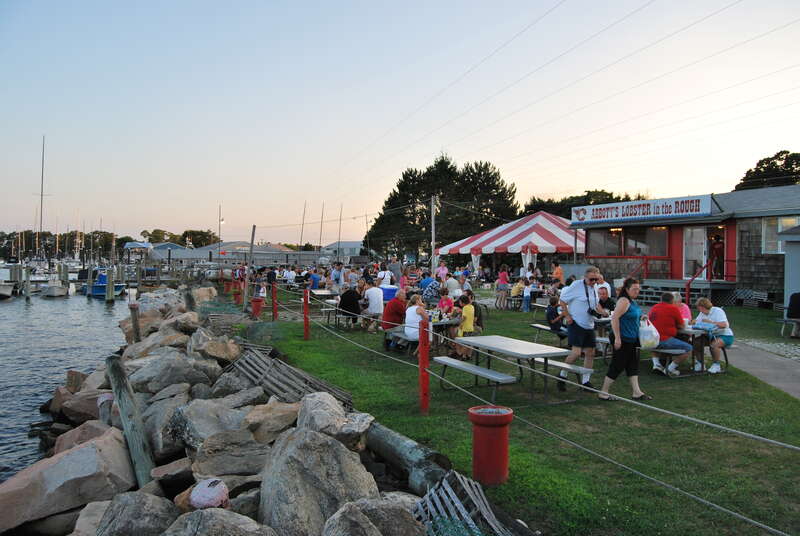 Abbott's Lobster In the Rough restaurant in Groton, Connecticut.