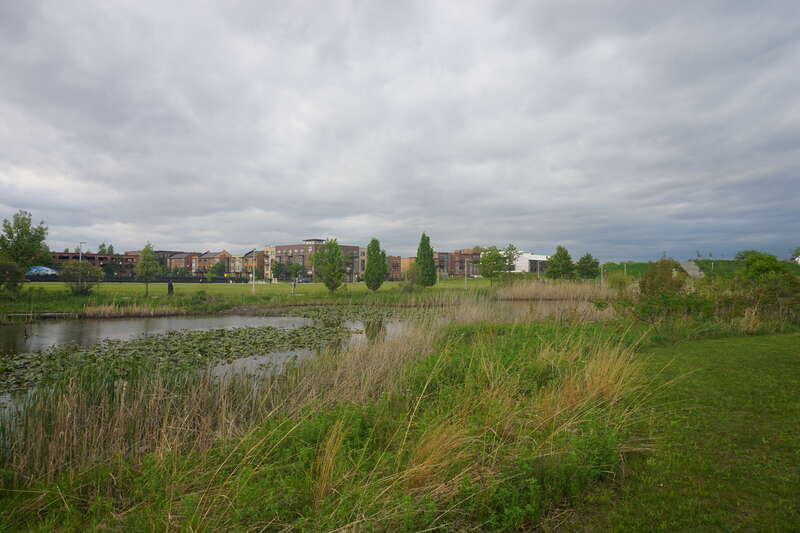 The William G. Milliken State Park and Harbor in Detroit, Michigan (United States).