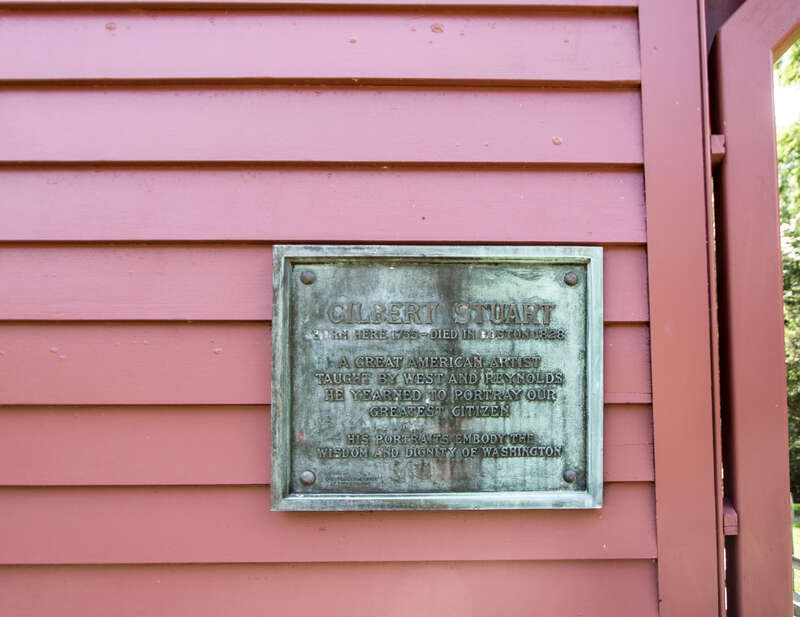 Gilbert Stuart birthplace plaque