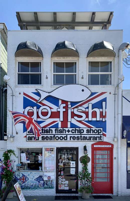 Go Fish! located at 24 Rehoboth Avenue in Rehoboth Beach, Delaware.