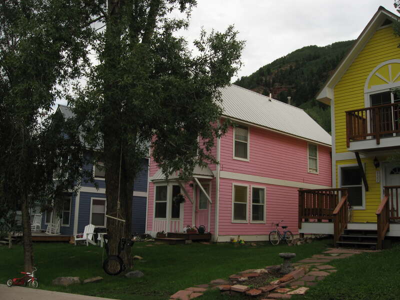 The town of Telluride is the county seat and most populous town of San Miguel County in the southwestern portion of the U.S. state of Colorado. The town is a former silver mining camp on the San Miguel River in the western San Juan Mountains. The