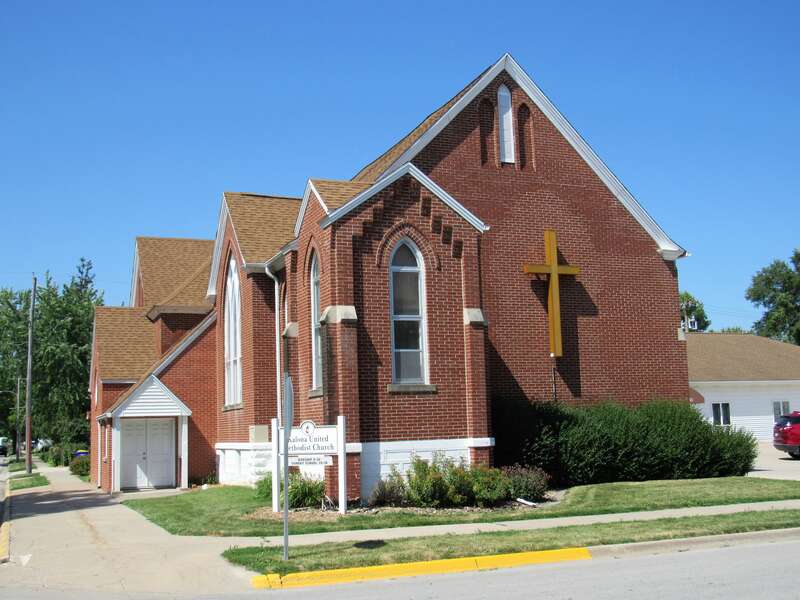 Kalona United Methodist Church in Kalona, Iowa.