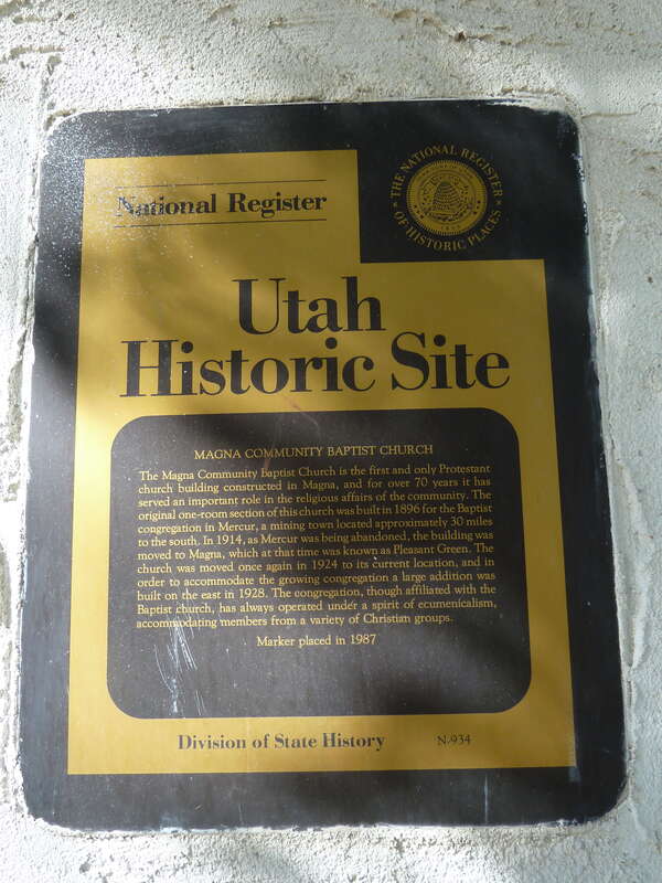 Magna Community Baptist Church, 2908 S. 8900 West Magna