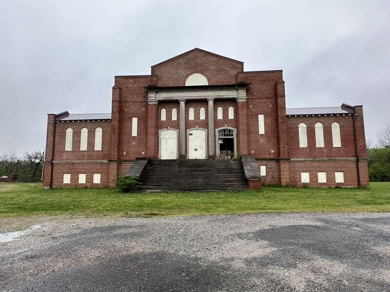 North Memphis Street Historic District  Structures are located directly west of Burns College campus on North Memphis Street.