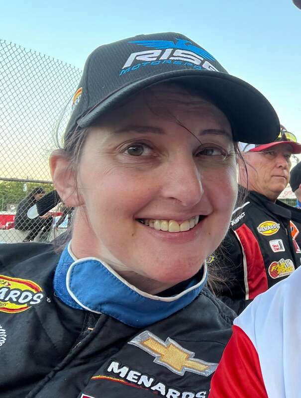 While getting autographs I took selfies with each driver present. These are the cropped photos.