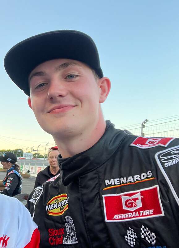 While getting autographs I took selfies with each driver present.