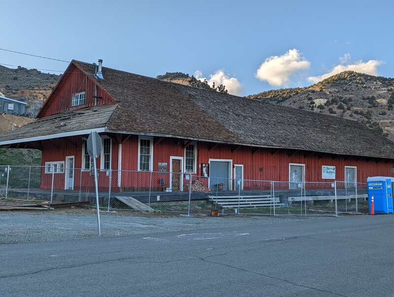 The Virginia and Truckee Freight Depot in Virginia City - 2022