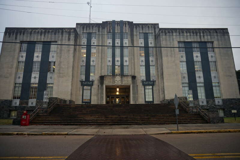 The Warren County Courthouse in Vicksburg, Mississippi (United States).