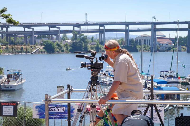 A view of the 28th annual, 2015 Waterfront Blues Festival in Portland, Oregon