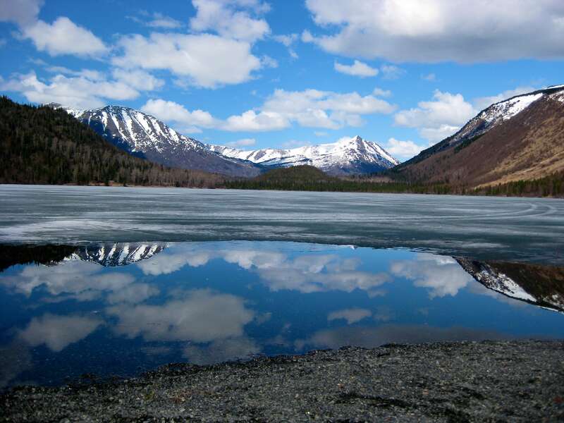 Views from the Lower Russian Lake near Cooper Landing, Alaska