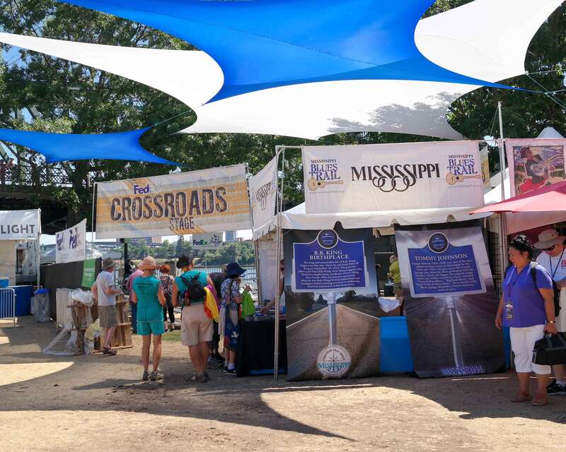 A view of the 28th annual, 2015 Waterfront Blues Festival in Portland, Oregon