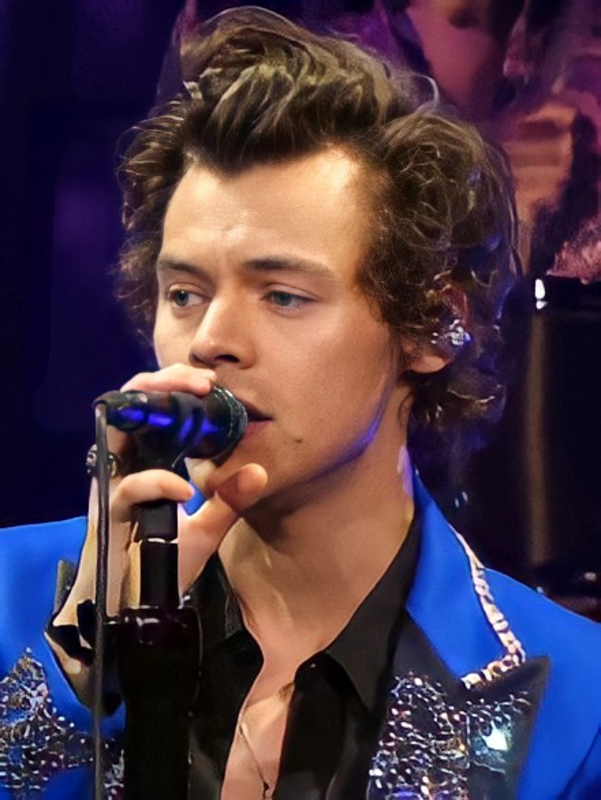 Harry Styles performing &quot;Woman&quot; during his Harry Styles: Live on Tour tour in Nashville, Tennessee, United States on June 12, 2018.