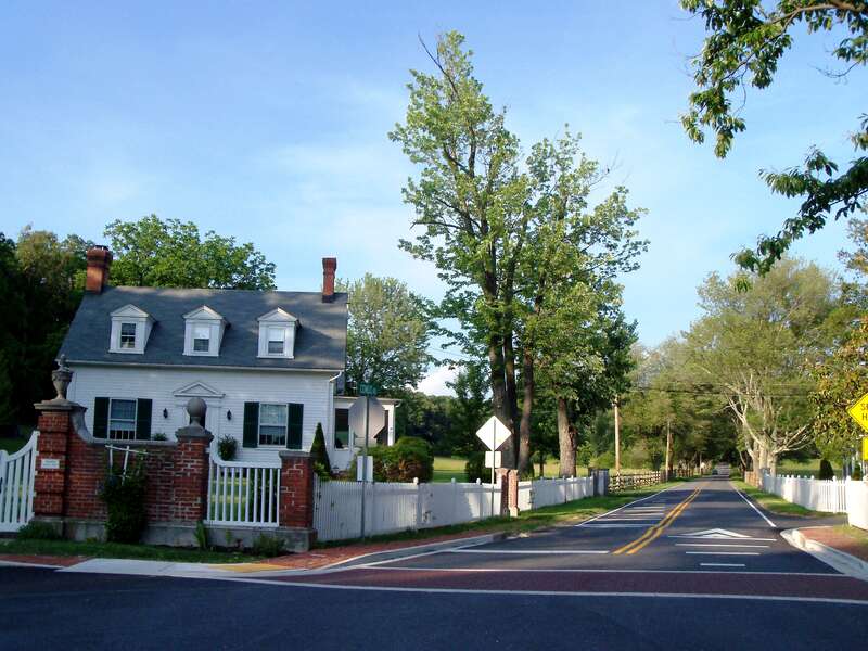 Comus Road, Frederick County, Maryland. Near the entrance to the Sugarloaf Mountain reserve.