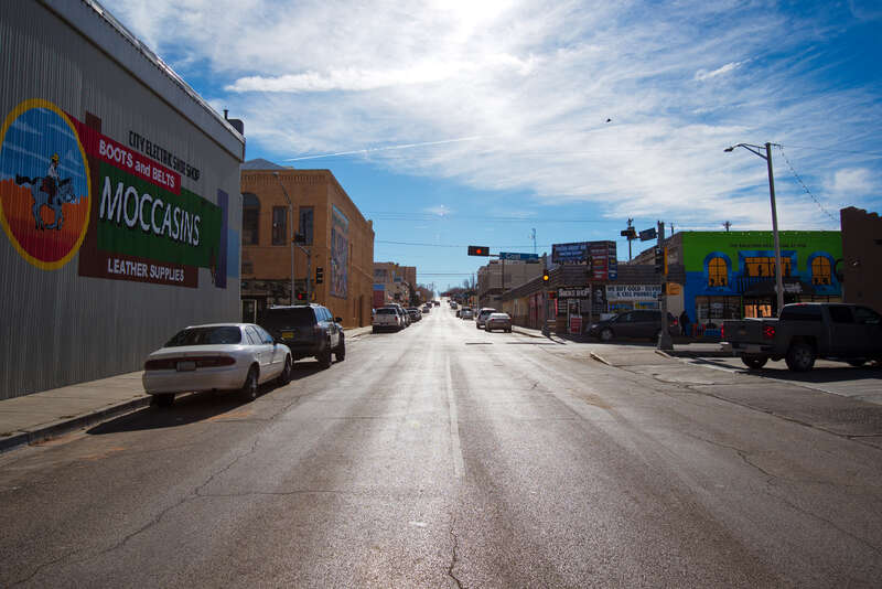 South 3rd Street in Gallup, New Mexico.