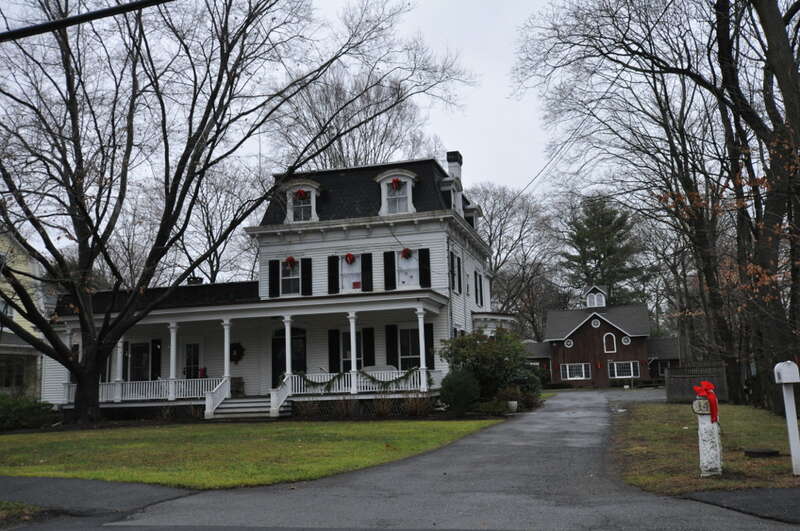 River Road-Mead Avenue Historic District, Greenwich, Connecticut.   House on Mead Avenue.
