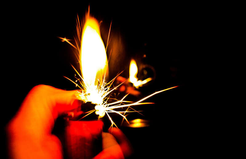 500px provided description: I took this in my dorm room bathroom during my first year of college in Pittsburgh at the Art Institute. It was an assignment that we were suppose to demonstrate motion. [#fire ,#color ,#contrast ,#light ,#abstract ,#art