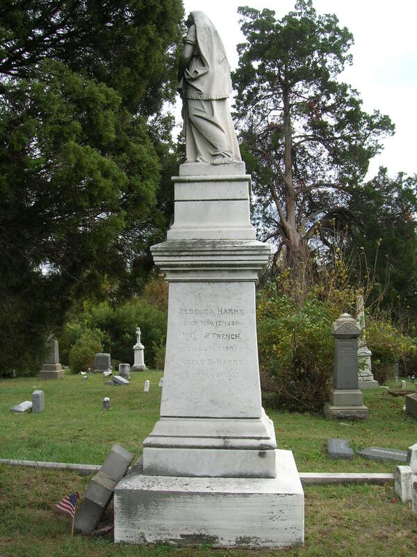 Monument looking into the tree