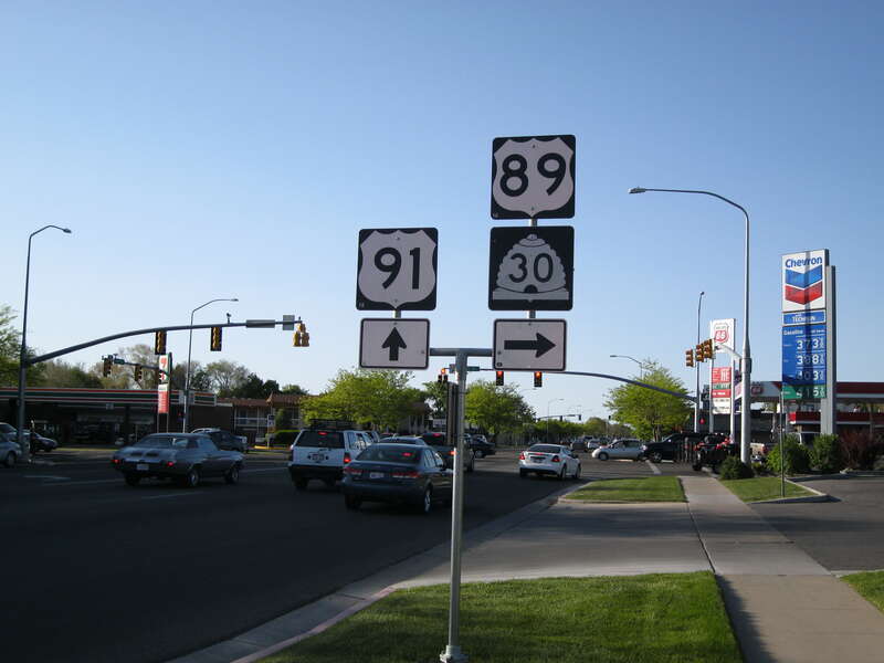NB US-89/91, EB UT-30 near Split in Logan