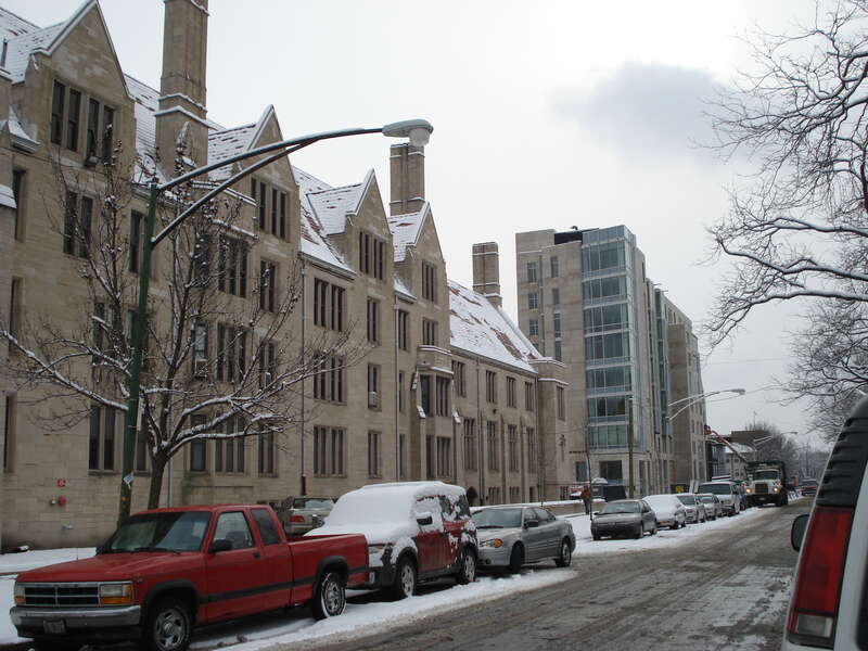 New dorm behind Burton-Judson