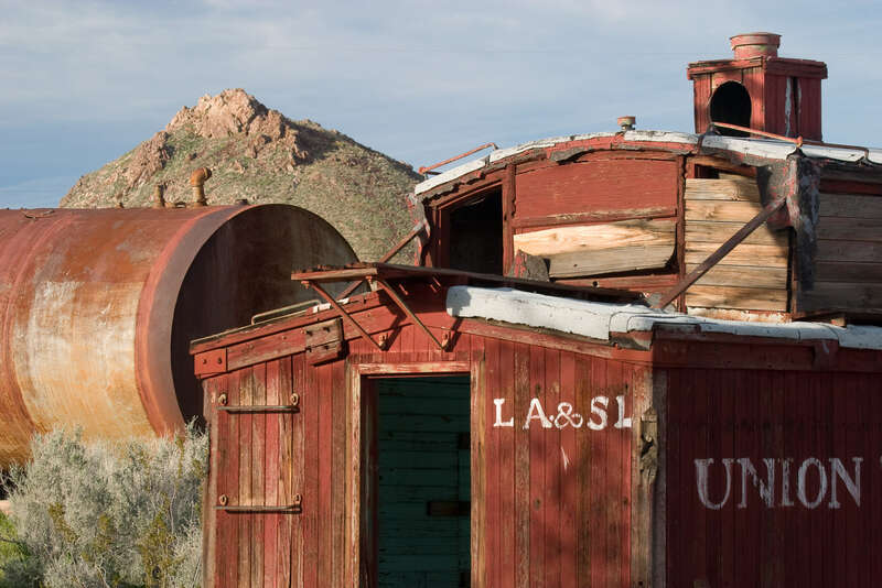 Rhyolite - Behind the Las Vegas and Tonopah Railroad Depot