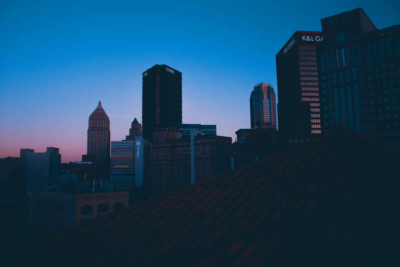 500px provided description: The Rooftops [#sky ,#city ,#street ,#travel ,#blue ,#light ,#buildings ,#clouds ,#urban ,#architecture ,#cityscape ,#building ,#skyline ,#rooftop ,#pittsburgh]