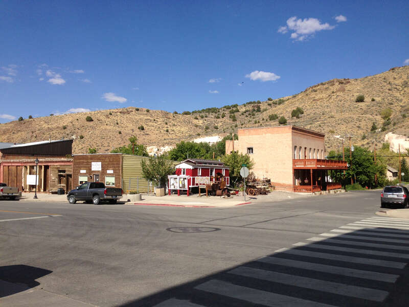 Businesses on U.S. Route 50 in Eureka, Nevada