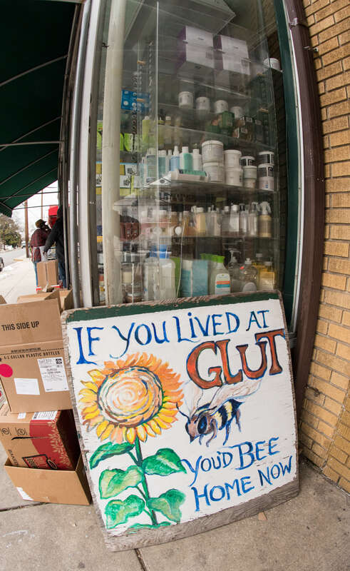 Producers and suppliers are continually delivering to the Glut a worker owned cooperative store, that serves Mount Rainier, Maryland, on Tuesday, March 3, 2015. Glut's motto is &quot;Still Cheap, Still Funky!  USDA Photo by Lance Cheung.